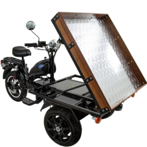 Elektrisk Flakmoped MGB Delivery Framhjulsdriven Svart 45 km/h Klass 1